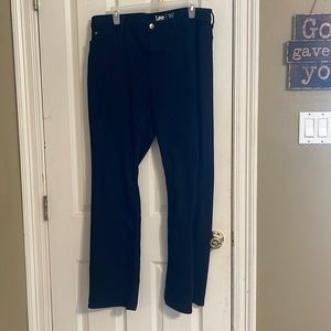 Black Lee bootcut jeans